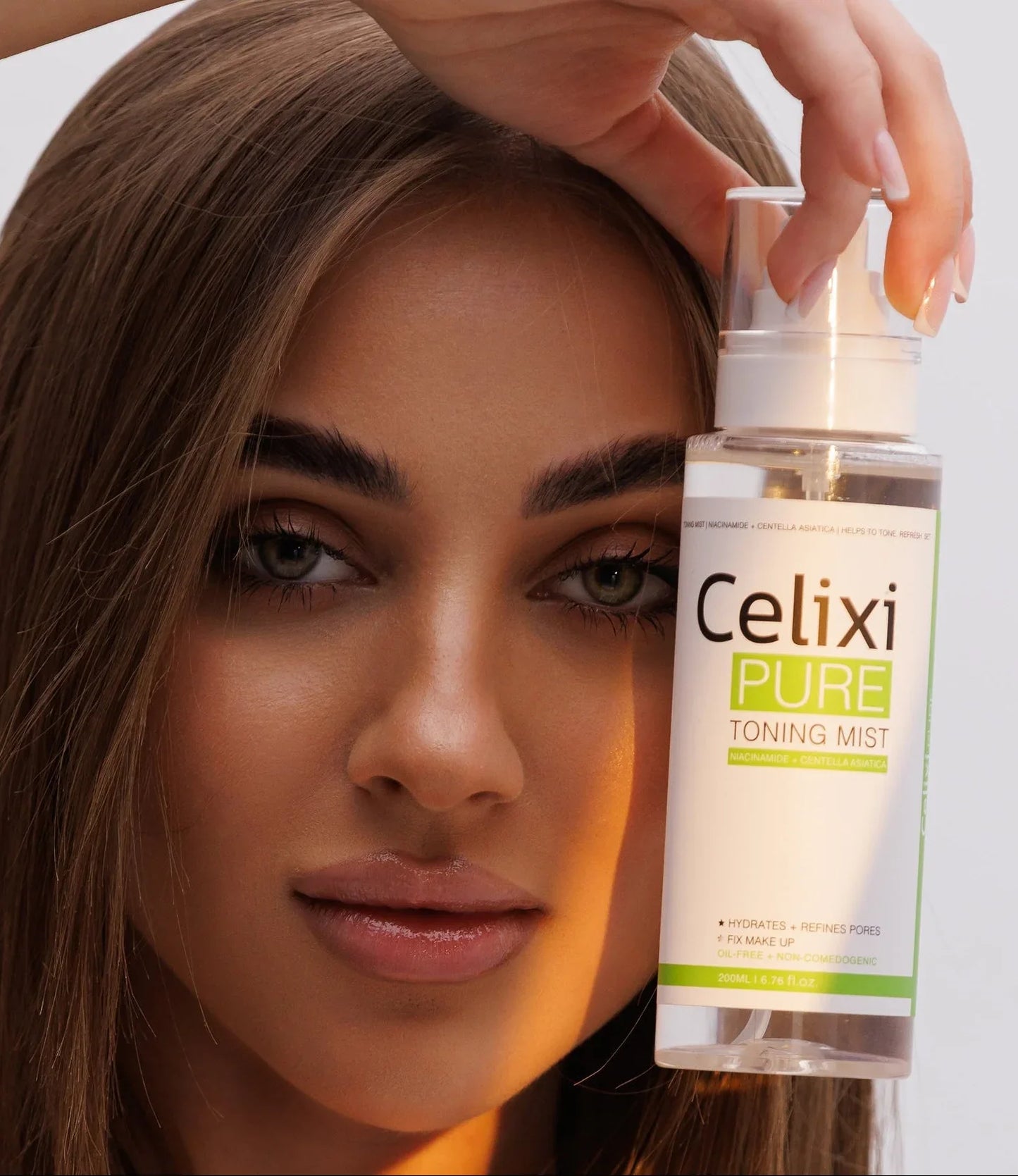 Celixi® Pure الامريكي 🇺🇸 - تونر مرطب بخاخ للوجه متعدد الفوائد بالنياسيناميد + سنتيلا أسياتيكا