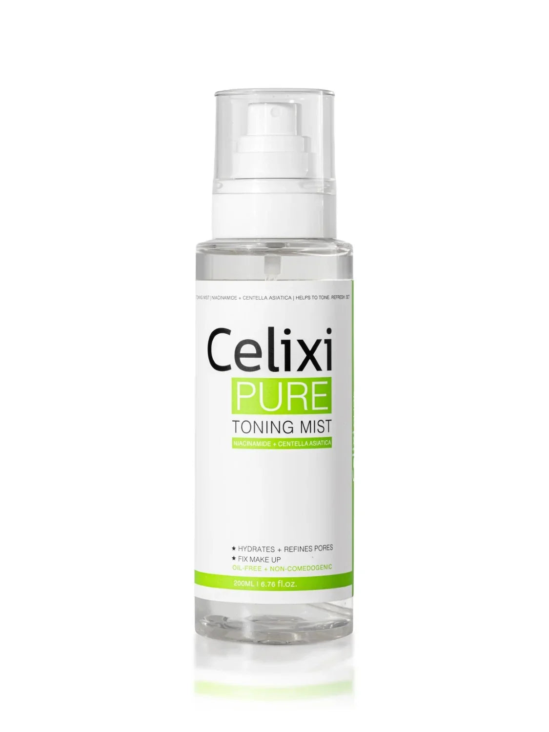 Celixi® Pure الامريكي 🇺🇸 - تونر مرطب بخاخ للوجه متعدد الفوائد بالنياسيناميد + سنتيلا أسياتيكا