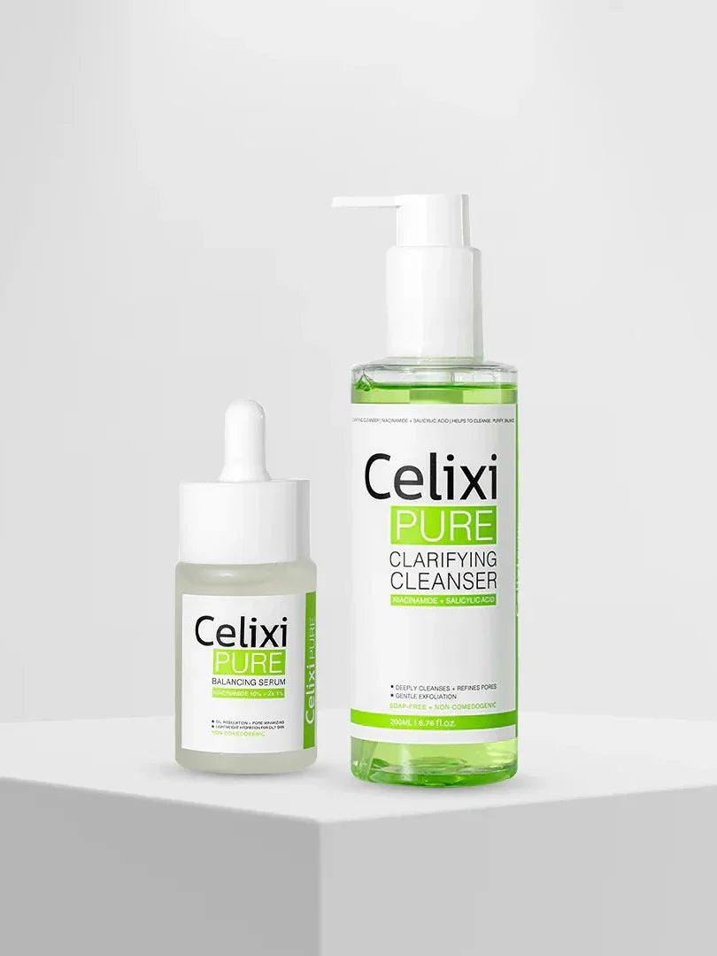 المجموعة الثنائيه للحماية | غسول الوجه + سيروم للبشرة 